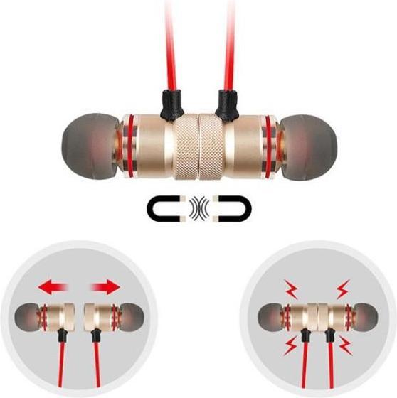 Actual product image PhoneLook Magnetic Bluetooth headphones in-ear for sports / fitness incl. remote control (Wireless)