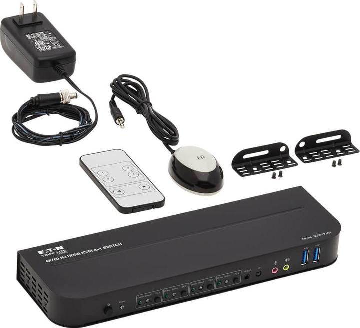 Produktbild Eaton 4-Port HDMI/USB KVM Switch 4K 60Hz HDR HDCP 2.2 IR USB Sharing