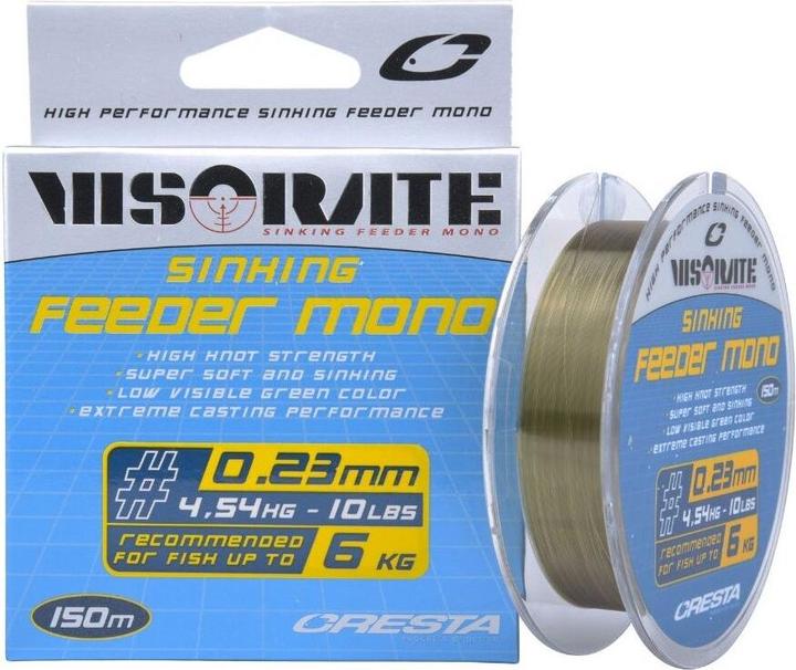 Produktbild Cresta nylon schlag visorate sinking feeder mono (0.28 mm)