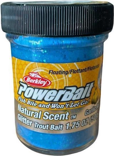 Actual product image Berkley Powerbait Natural Scent Garlic Neon Blue