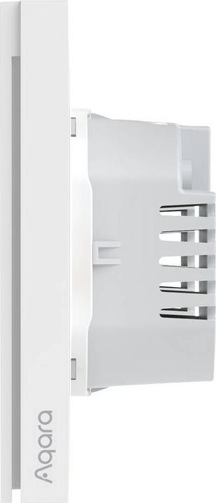 Actual product image Aqara Smart Wall Switch H1 White No Neutral, Double Rocker (Zigbee)