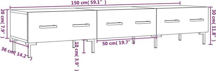 Actual product image VidaXL Alexa (150 x 36 x 30 cm)