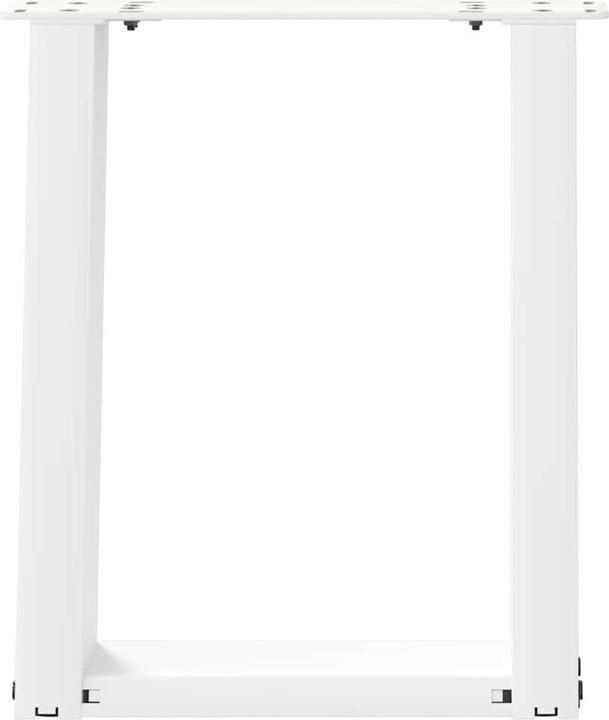 Actual product image VidaXL Coffee table legs U-shape 2 pcs. White 28x(42-43) cm steel table leg