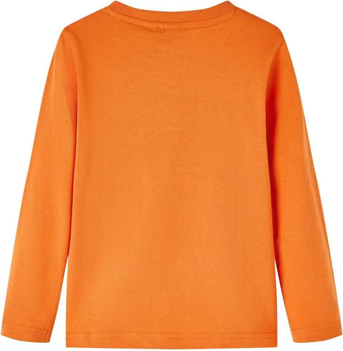 Image du produit VidaXL T-shirt manches longues enfant orange foncé 104,Matière : 100 (104)