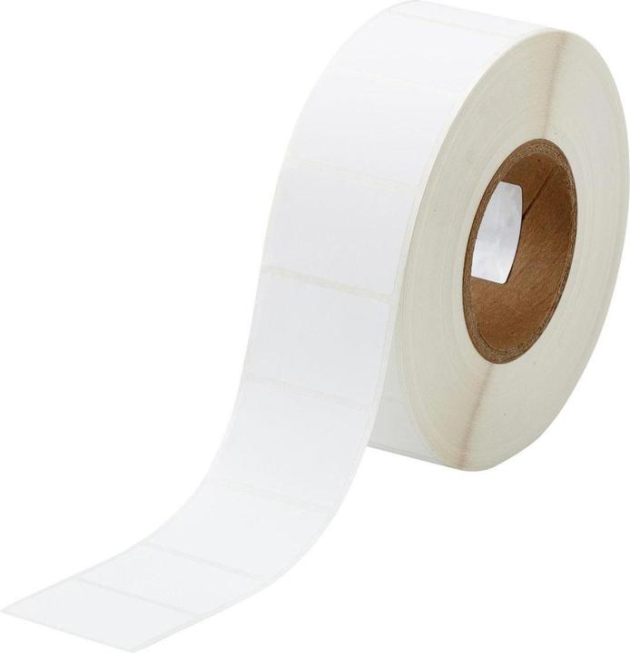 Actual product image Brady THT-157-490-3, FreezerBondz, polyester, white, 38.10 x 55.88 mm, permanent (3000 E.)