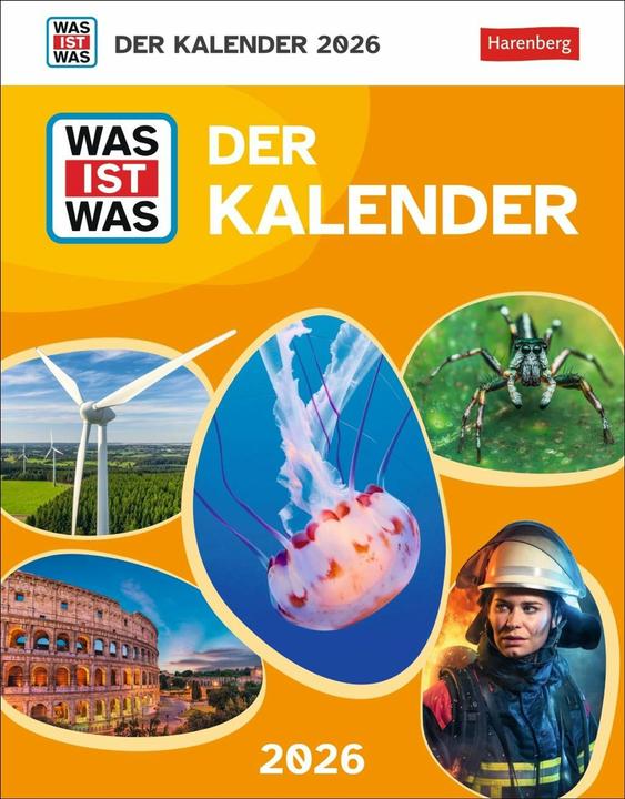 Produktbild Harenberg WAS IST WAS Der Kalender Tagesabreisskalender 2026 - Kinderkalender (Deutsch)