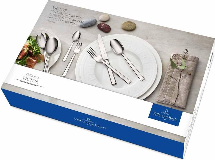 Produktbild Villeroy & Boch Tafelbesteck 68tlg. Victor (68 Stück, Besteck Set)