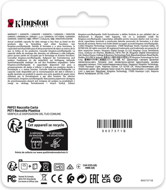 Immagine prodotto Kingston Scheda Ind. SD +ADP 8GB pSLC (8 GB, SDHC, U3, UHS-I)