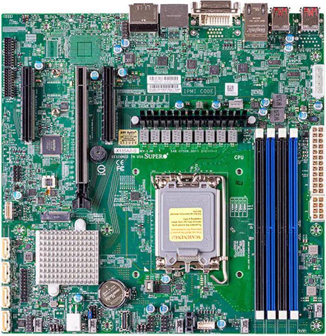 Valori nutrizionali e ingredienti Supermicro Scheda madre X13SAZ-Q (confezione bulk) (MBD-X13SAZ-Q-B) (LGA 1700, Intel Q670, mATX)