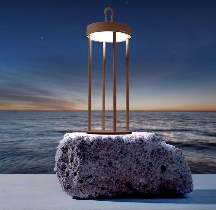 Actual product image Century LED table lamp ATHENA corten 3W 3000K Dimm. IP54 Colour (140 lm)