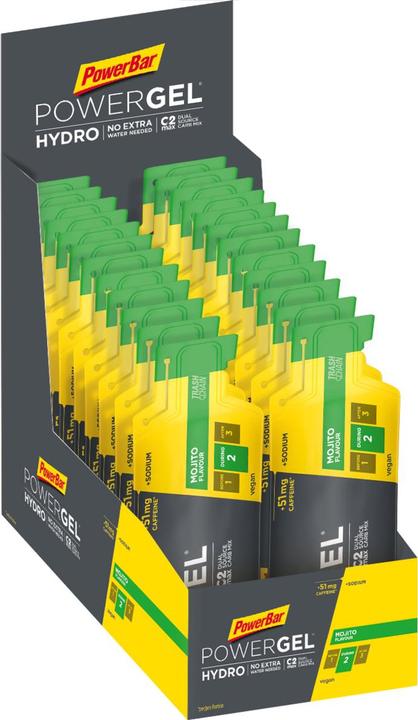 Image du produit Powerbar PowerGel Hydro (Mojito, Caféine, 24 pcs, 1850 g)