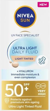 NIVEA Daily Fluid Light Tinted SPF 50+ (SPF 50+, 40 ml)