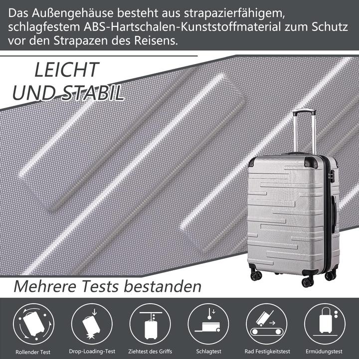 Actual product image Coolife Hartschalen-Reisekoffer (930 l, L (90 - 115l))