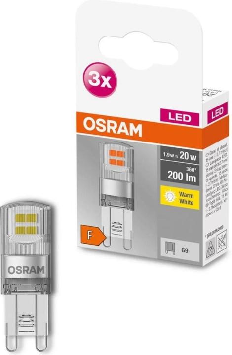 Actual product image Osram Base Pin (G9, 20 W, 200 lm, 3 x, F)