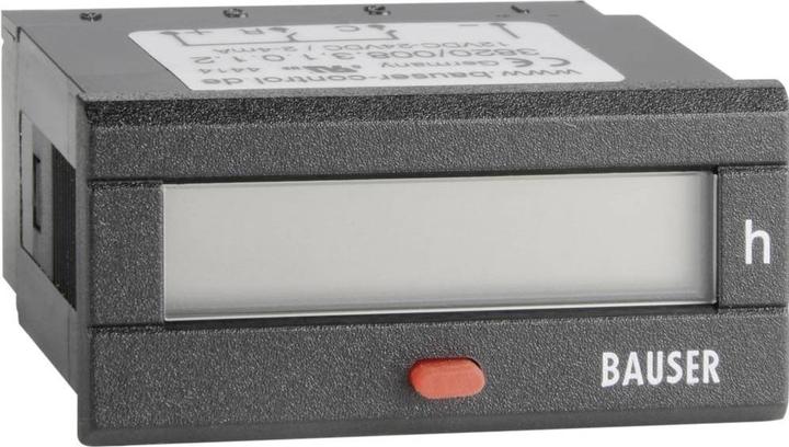 Produktbild Bauser Digitaler Zeitzähler TwinTechnik Typ Betriebsstundenzähler Betriebsstundenzähler