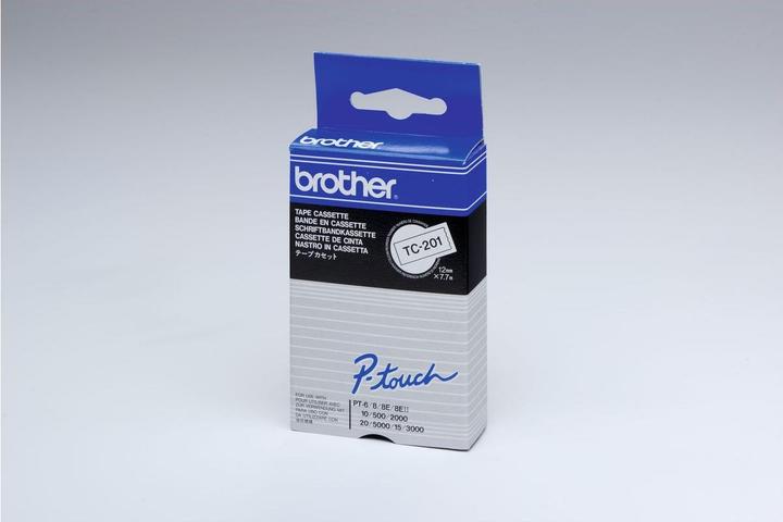 Produktbild Brother Tc-201 (1.20 cm, Schwarz)