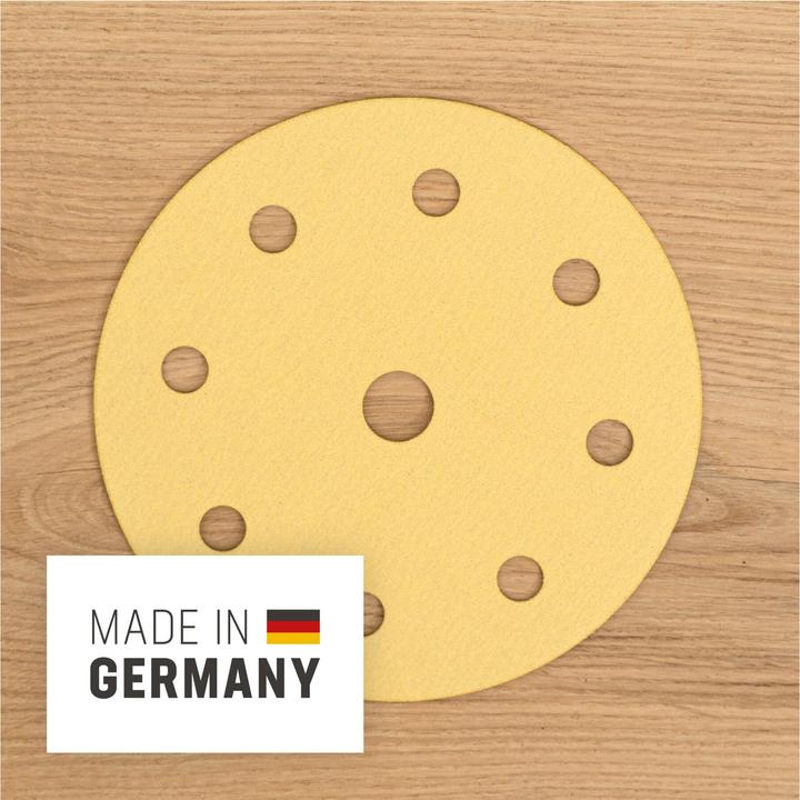 Actual product image Stier Universal grinding discs D125 / P100 / 8-hole (P100)