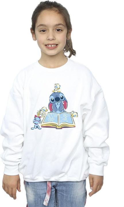 Produktbild Disney Lilo & Stitch Reading A Book Sweatshirt Mädchen (116)