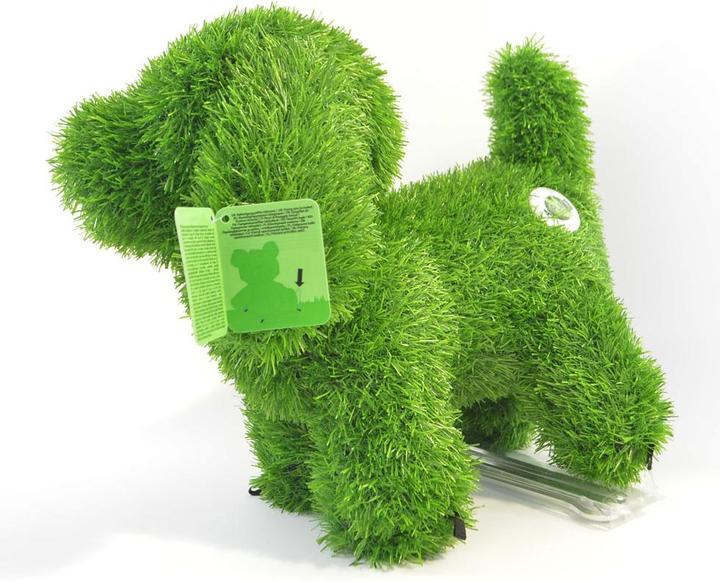 Image du produit AniPlants Figurine d'herbe, "chien" debout, décoration de jardin, 35cm