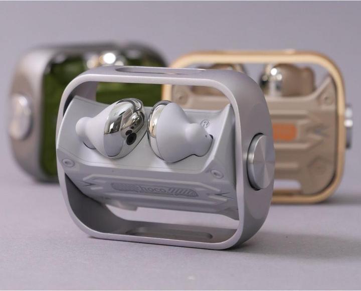 Actual product image Hoco - Wireless Earbuds (EW55) - for Gaming, Bluetooth 5.3, True Wireless - Silver