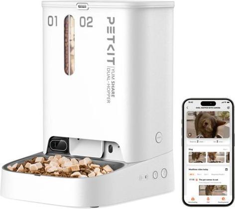 Image du produit Petkit YumShare Dual-Hopper avec caméra (23.72 l)