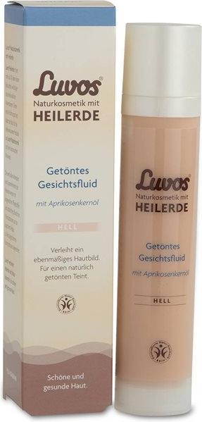 Immagine prodotto Luvos Fluido per il viso colorato Cosmetici naturali leggeri con terra curativa (50 ml, Crema Giorno Tinta)