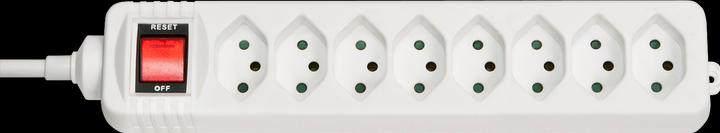 Lindy Power strip with switch, CH (8 x, CEE 7/3, 1.40 m)