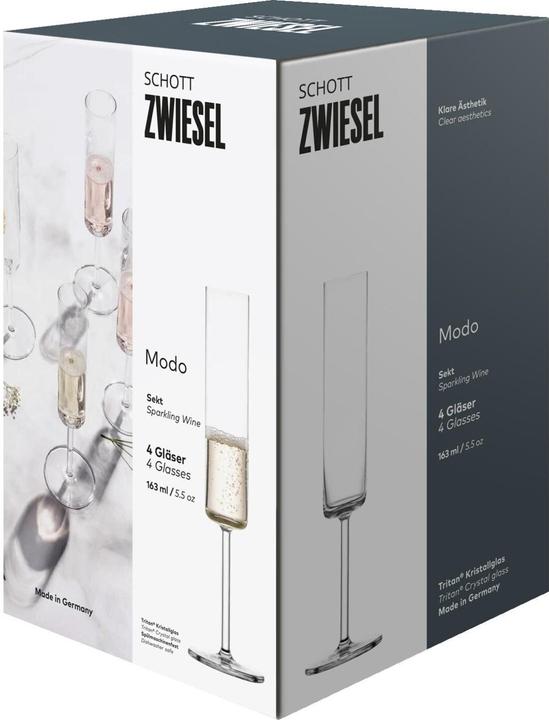 Actual product image Schott Zwiesel Modo 7 champagne glass 4 pieces (16.30 cl, 4 Glasses, Champagne glasses)