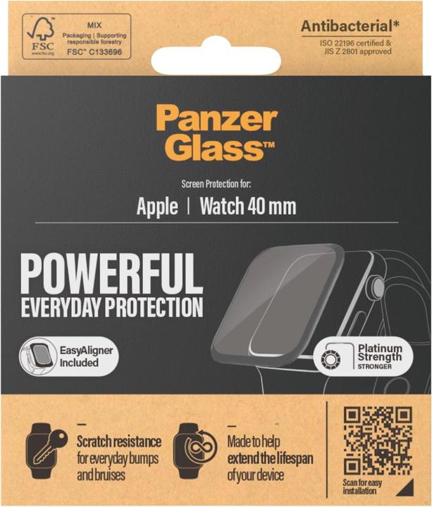 Image du produit PanzerGlass Protecteur d'écran Apple Watch 40 mm