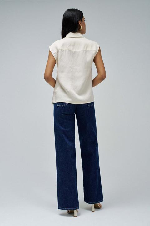 Image du produit Salsa Jeans Kurzarmbluse Blouse Lightdenim (S)