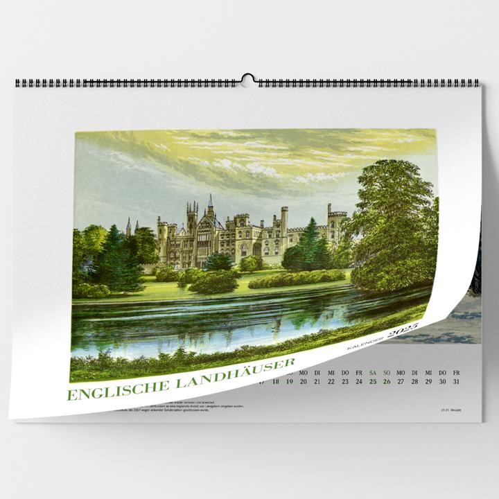 Produktbild Englische Landhäuser. Wandkalender 2025 (Harter Einband, Deutsch)