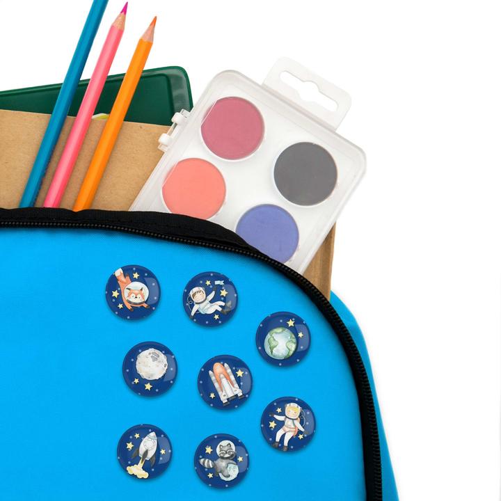 Actual product image Papierdrachen 8 Mini Buttons - Astronaut