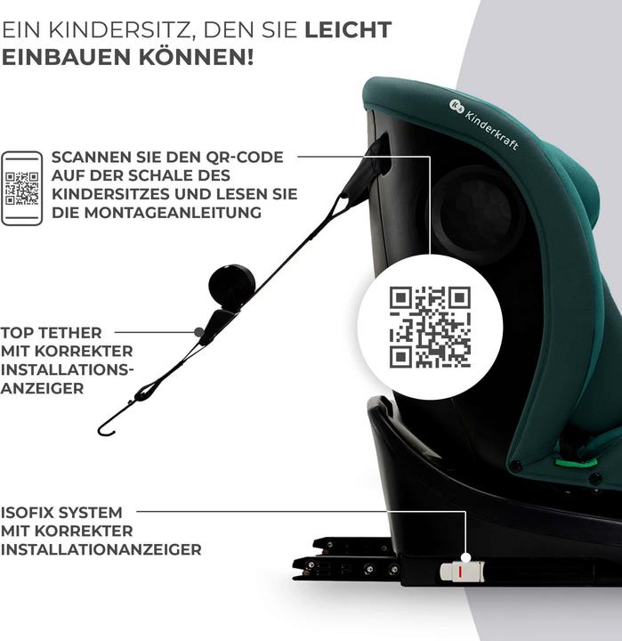 Produktbild KinderKraft I-Grow (Reboarder, ECE R129/i-Size Norm)
