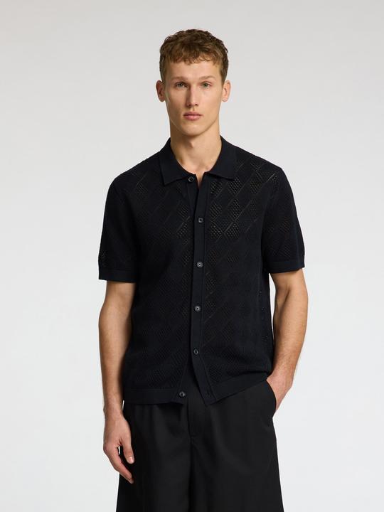 Immagine prodotto Selected Homme Kurzarm Polohemd aus Strick (L)
