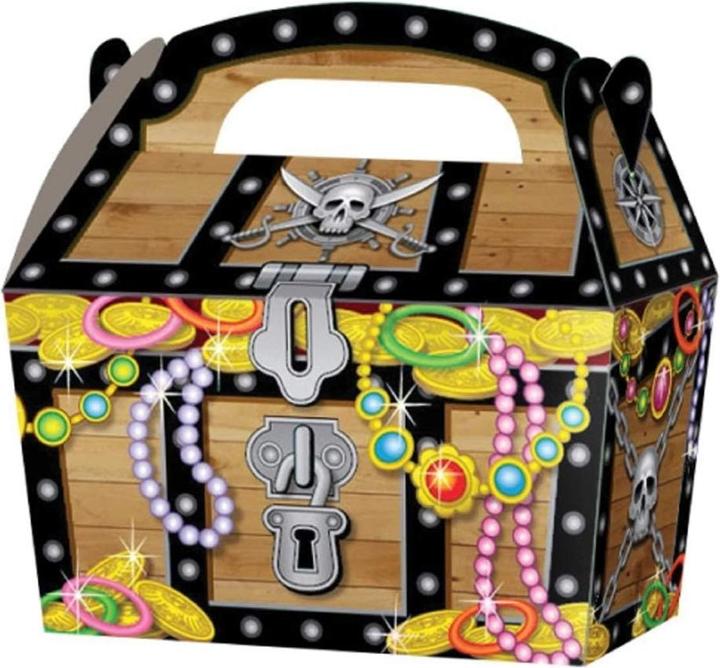 Actual product image Generic Pirate Treasure Lunch Box (Pack of 10)