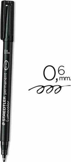 Actual product image Staedtler Lumocolor permanent (Black, 0.60 mm, 1 x)