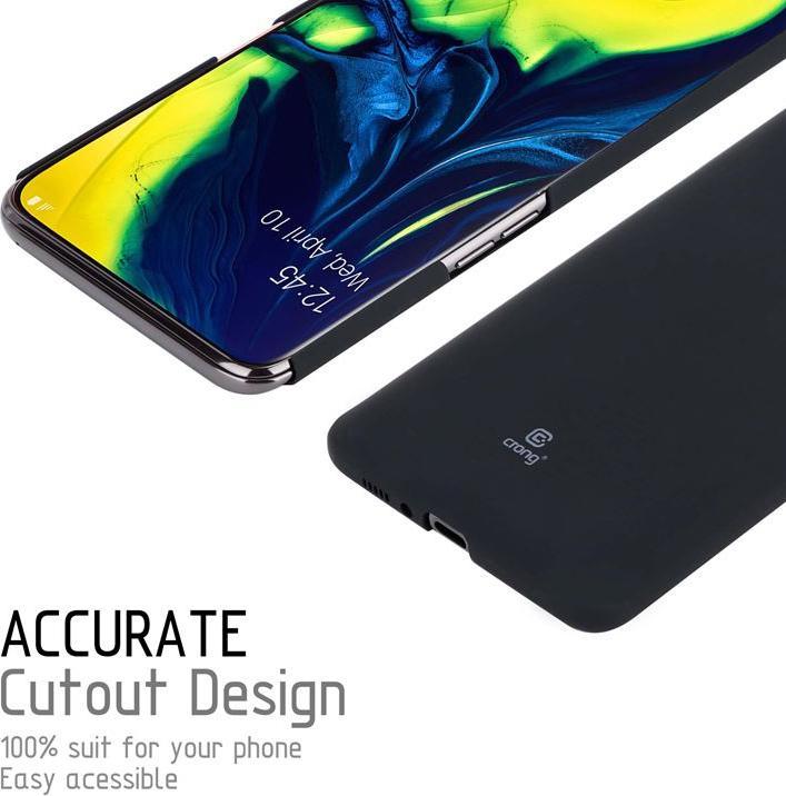 Actual product image Crong Smooth Skin Case for Samsung Galaxy A80/A90 (black) (Samsung Galaxy A80, Samsung Galaxy A90 5G)