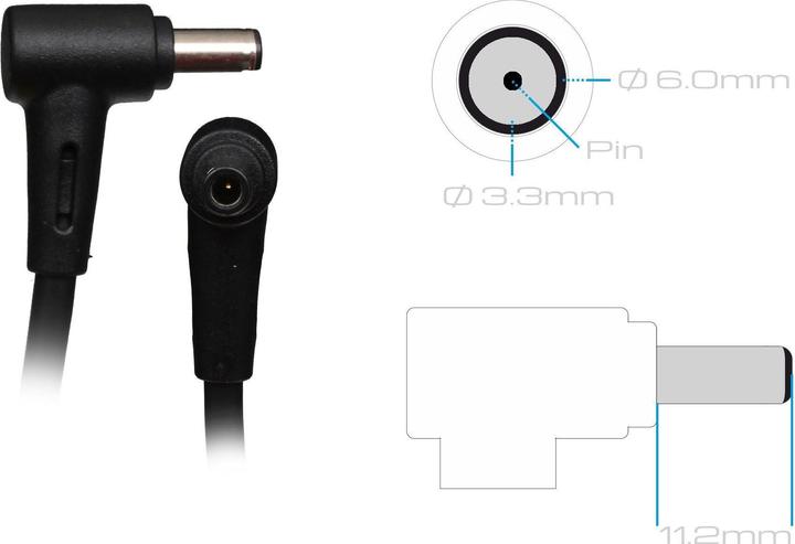 Actual product image ASUS originální adaptér ROG 280W DC Adapter 6.0mm (280 W)