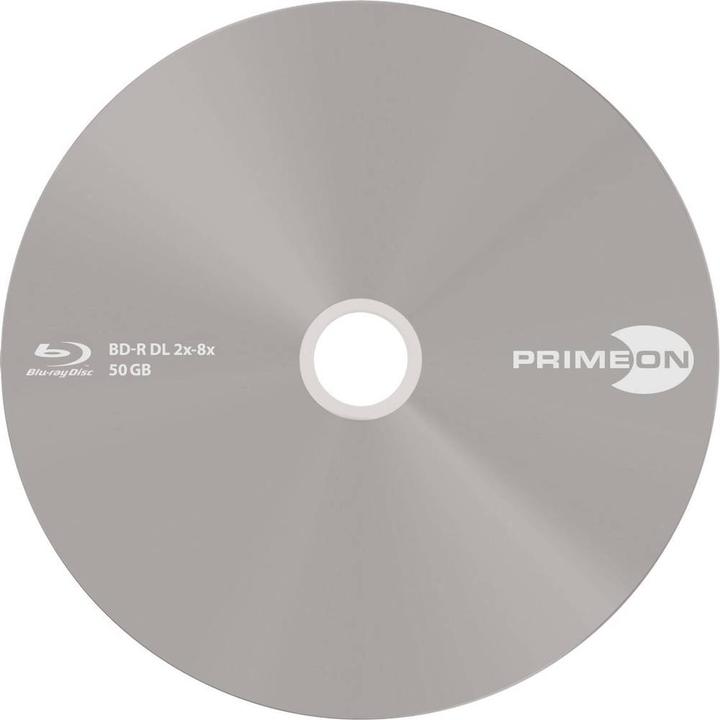 Image du produit Primeon BD-R DL 50 GO (25 x)