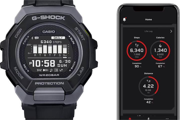 Actual product image G-Shock GBD-300-1ER (Digital watch, 47.90 mm)