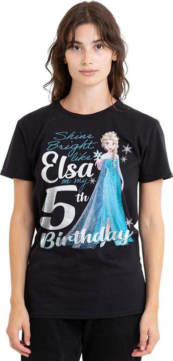 Produktbild Disney Frozen Bright Like Elsa TShirt 5. Geburtstag (XL)