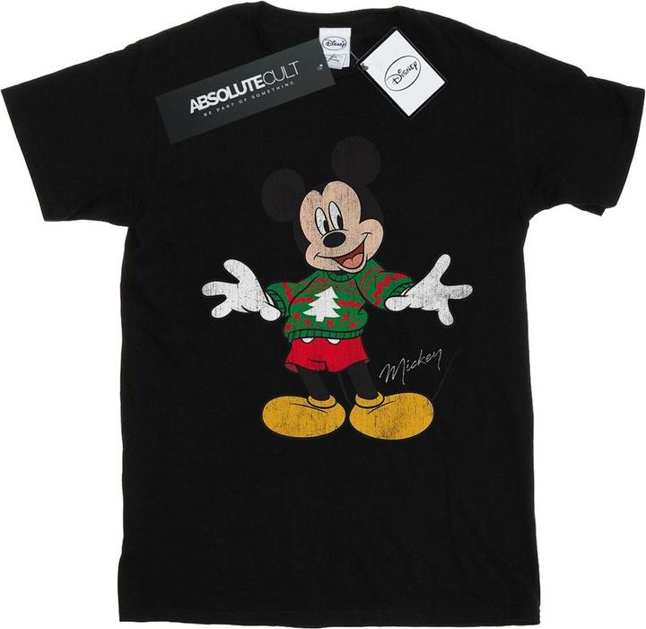 Produktbild Disney Mickey Mouse Christmas Jumper TShirt (XXL)