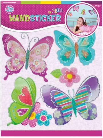 Actual product image Magni 3D wall stickers butterflies