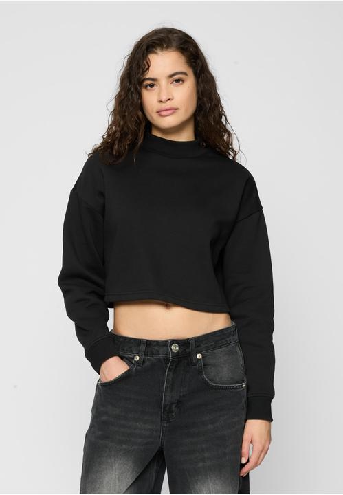 Actual product image Urban Classics Ladies Cropped Oversized Sweat High Neck Crew - 14225 (S)
