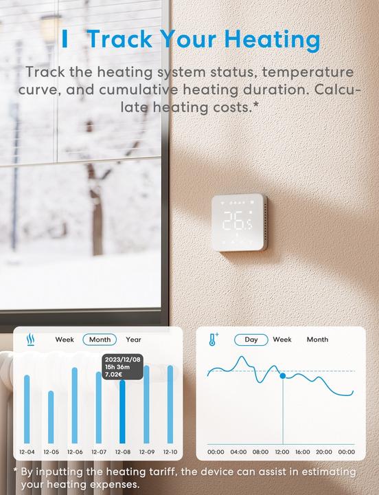 Image du produit Meross Thermostat intelligent