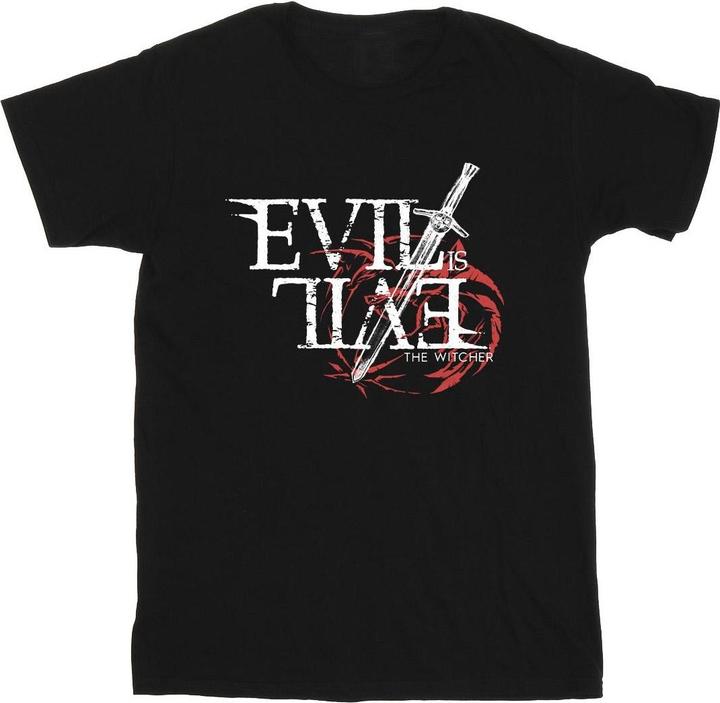 Produktbild Netflix The Witcher Evil Is Evil TShirt (M)
