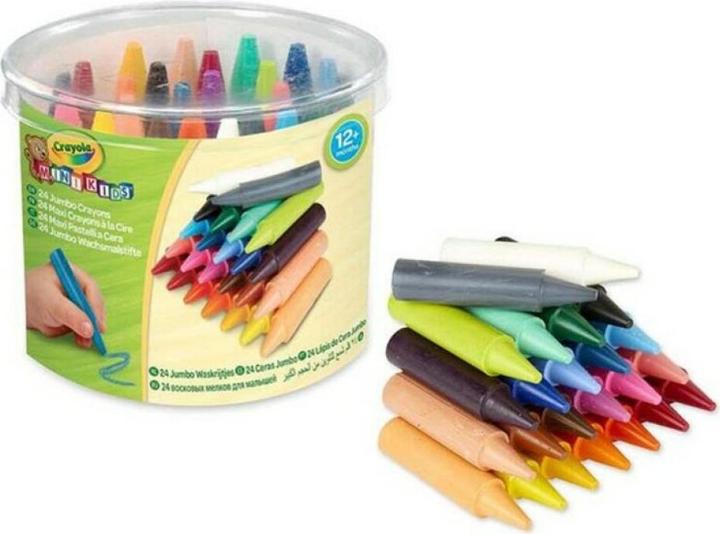 Image du produit Crayola Mini Kids - Crayons de cire Dick (Multicolores, 24 x)