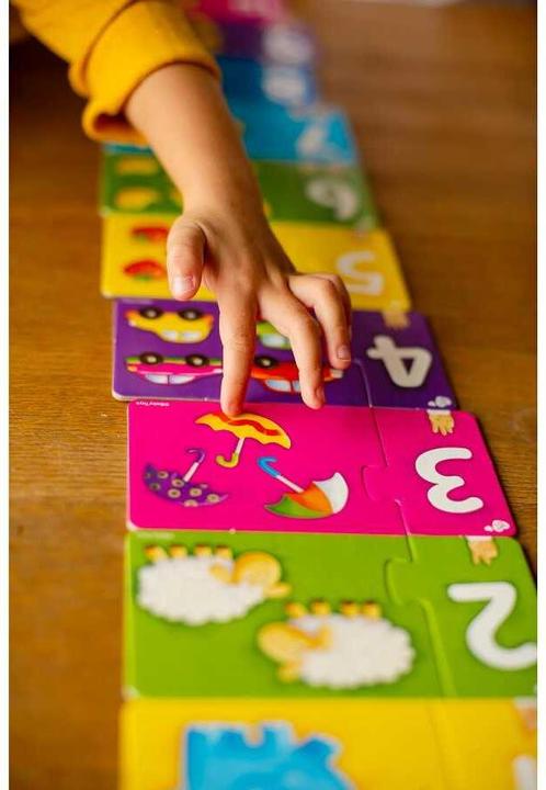 Immagine prodotto Montessori Puzzle doppio: divertimento per contare ® di Far far land