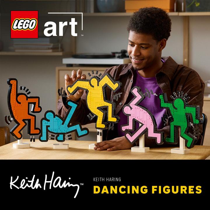 Produktbild LEGO Keith Haring – Tanzende Figuren (LEGO Art)