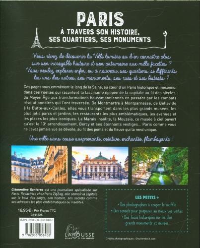 Produktbild Paris : à travers son histoire, ses quartiers, ses monuments (Französisch, Santerre Clémentine, 2024)
